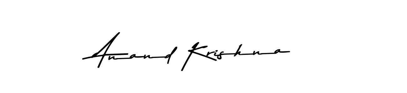 Create a beautiful signature design for name Anand Krishna. With this signature (Asem Kandis PERSONAL USE) fonts, you can make a handwritten signature for free. Anand Krishna signature style 9 images and pictures png