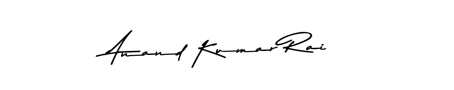 How to make Anand Kumar Rai name signature. Use Asem Kandis PERSONAL USE style for creating short signs online. This is the latest handwritten sign. Anand Kumar Rai signature style 9 images and pictures png