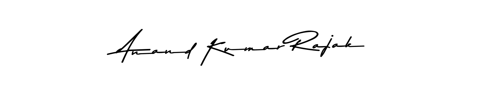 The best way (Asem Kandis PERSONAL USE) to make a short signature is to pick only two or three words in your name. The name Anand Kumar Rajak include a total of six letters. For converting this name. Anand Kumar Rajak signature style 9 images and pictures png