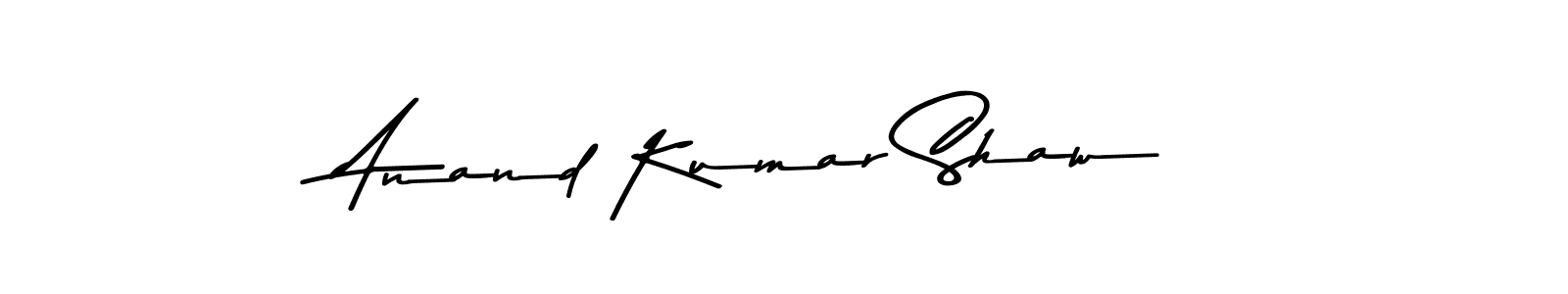 Use a signature maker to create a handwritten signature online. With this signature software, you can design (Asem Kandis PERSONAL USE) your own signature for name Anand Kumar Shaw. Anand Kumar Shaw signature style 9 images and pictures png