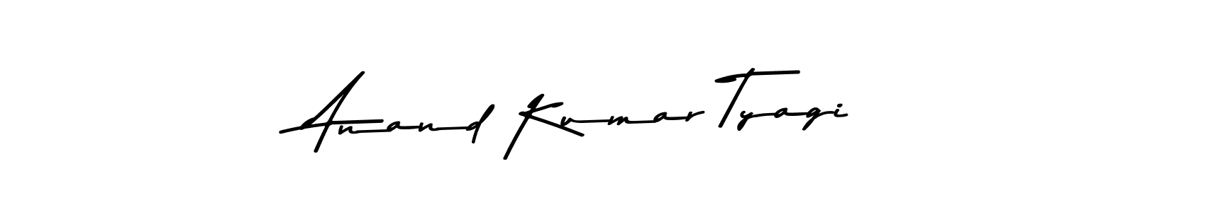 The best way (Asem Kandis PERSONAL USE) to make a short signature is to pick only two or three words in your name. The name Anand Kumar Tyagi include a total of six letters. For converting this name. Anand Kumar Tyagi signature style 9 images and pictures png