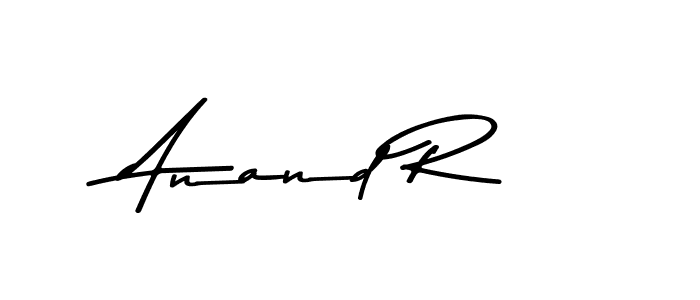 Make a beautiful signature design for name Anand R. With this signature (Asem Kandis PERSONAL USE) style, you can create a handwritten signature for free. Anand R signature style 9 images and pictures png