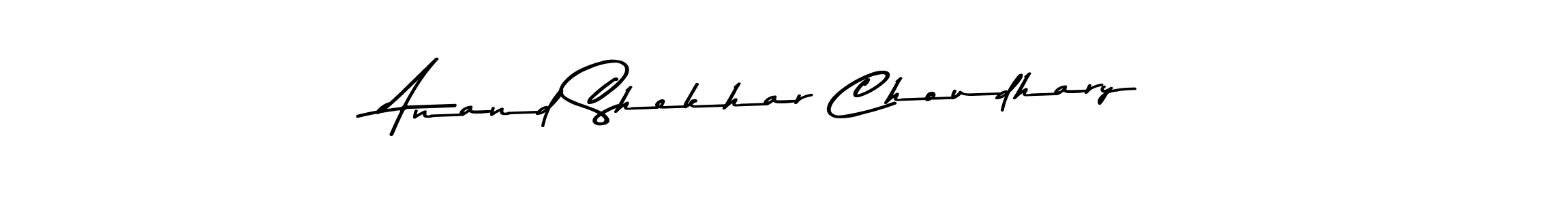 How to make Anand Shekhar Choudhary name signature. Use Asem Kandis PERSONAL USE style for creating short signs online. This is the latest handwritten sign. Anand Shekhar Choudhary signature style 9 images and pictures png