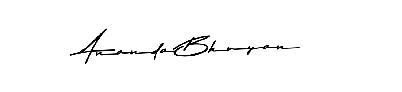 Use a signature maker to create a handwritten signature online. With this signature software, you can design (Asem Kandis PERSONAL USE) your own signature for name Ananda Bhuyan. Ananda Bhuyan signature style 9 images and pictures png