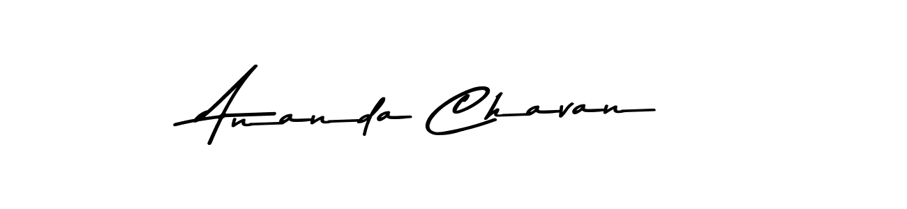 Use a signature maker to create a handwritten signature online. With this signature software, you can design (Asem Kandis PERSONAL USE) your own signature for name Ananda Chavan. Ananda Chavan signature style 9 images and pictures png