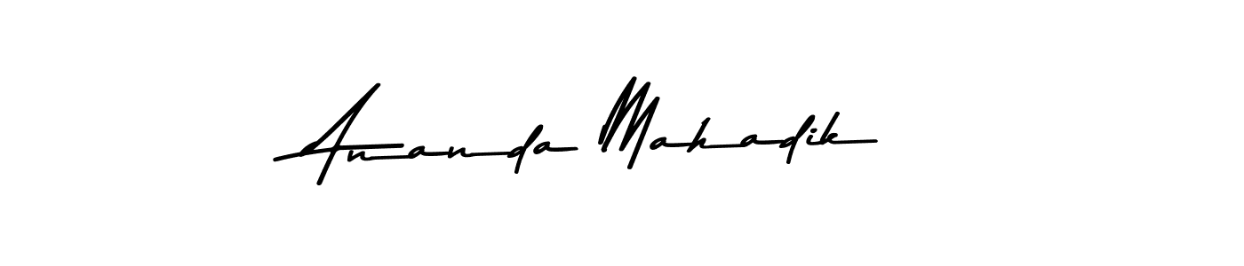 Similarly Asem Kandis PERSONAL USE is the best handwritten signature design. Signature creator online .You can use it as an online autograph creator for name Ananda Mahadik. Ananda Mahadik signature style 9 images and pictures png