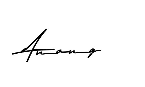 This is the best signature style for the Anang name. Also you like these signature font (Asem Kandis PERSONAL USE). Mix name signature. Anang signature style 9 images and pictures png