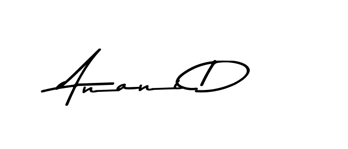 Design your own signature with our free online signature maker. With this signature software, you can create a handwritten (Asem Kandis PERSONAL USE) signature for name Anani D. Anani D signature style 9 images and pictures png