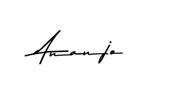 Create a beautiful signature design for name Ananjo. With this signature (Asem Kandis PERSONAL USE) fonts, you can make a handwritten signature for free. Ananjo signature style 9 images and pictures png