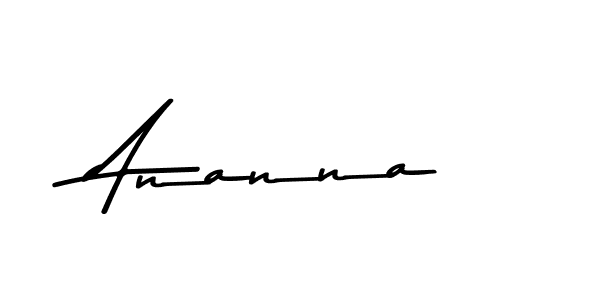 How to make Ananna name signature. Use Asem Kandis PERSONAL USE style for creating short signs online. This is the latest handwritten sign. Ananna signature style 9 images and pictures png