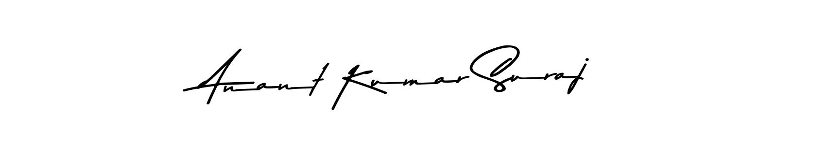 Anant Kumar Suraj stylish signature style. Best Handwritten Sign (Asem Kandis PERSONAL USE) for my name. Handwritten Signature Collection Ideas for my name Anant Kumar Suraj. Anant Kumar Suraj signature style 9 images and pictures png