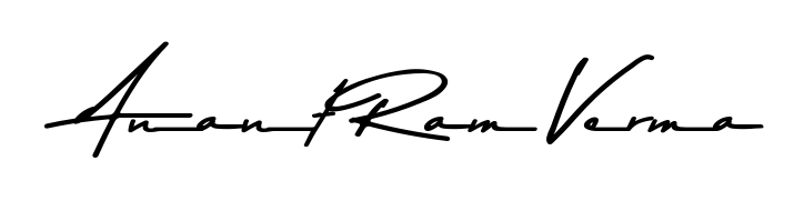 Asem Kandis PERSONAL USE is a professional signature style that is perfect for those who want to add a touch of class to their signature. Get Anant Ram Verma name fancy signature for free. Anant Ram Verma signature style 9 images and pictures png