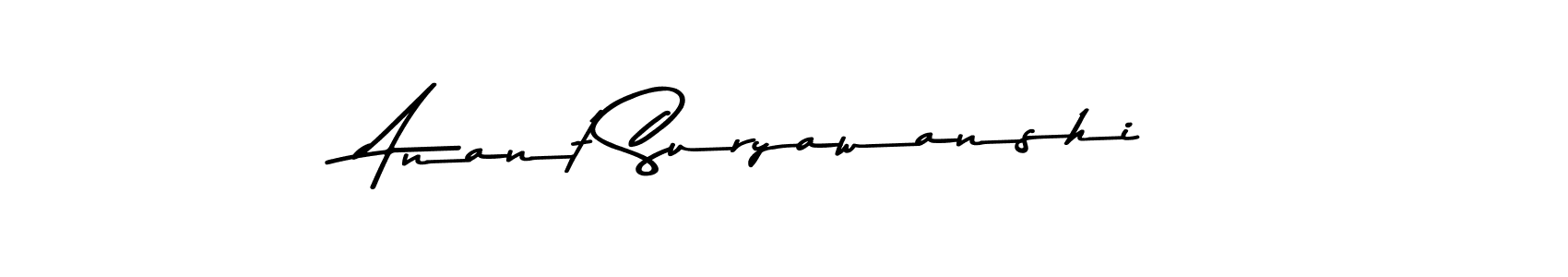 Anant Suryawanshi stylish signature style. Best Handwritten Sign (Asem Kandis PERSONAL USE) for my name. Handwritten Signature Collection Ideas for my name Anant Suryawanshi. Anant Suryawanshi signature style 9 images and pictures png