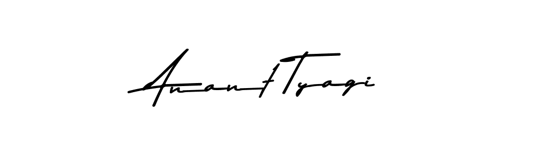 Anant Tyagi stylish signature style. Best Handwritten Sign (Asem Kandis PERSONAL USE) for my name. Handwritten Signature Collection Ideas for my name Anant Tyagi. Anant Tyagi signature style 9 images and pictures png