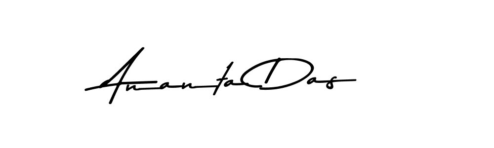 Design your own signature with our free online signature maker. With this signature software, you can create a handwritten (Asem Kandis PERSONAL USE) signature for name Ananta Das. Ananta Das signature style 9 images and pictures png