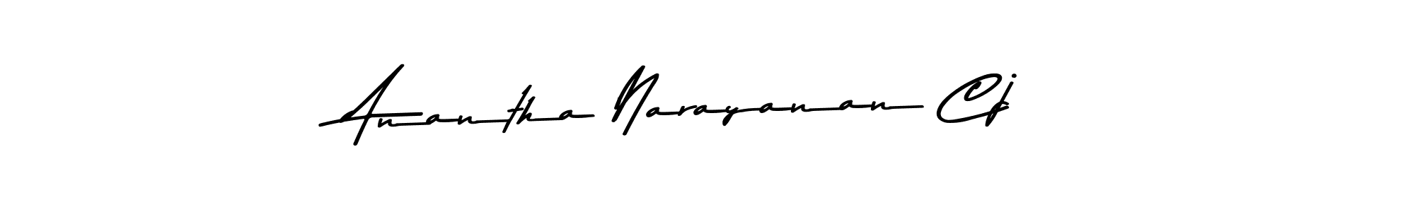 Make a beautiful signature design for name Anantha Narayanan Cj. With this signature (Asem Kandis PERSONAL USE) style, you can create a handwritten signature for free. Anantha Narayanan Cj signature style 9 images and pictures png