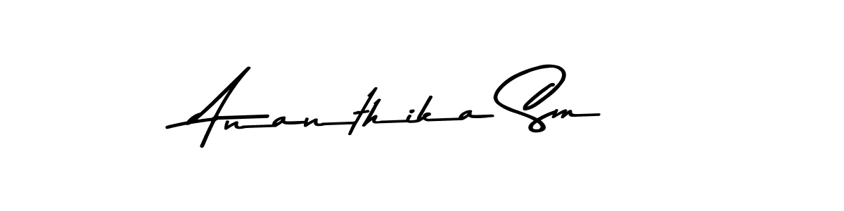 How to Draw Ananthika Sm signature style? Asem Kandis PERSONAL USE is a latest design signature styles for name Ananthika Sm. Ananthika Sm signature style 9 images and pictures png