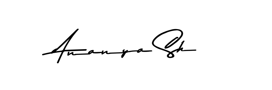 Use a signature maker to create a handwritten signature online. With this signature software, you can design (Asem Kandis PERSONAL USE) your own signature for name Ananya Sh. Ananya Sh signature style 9 images and pictures png