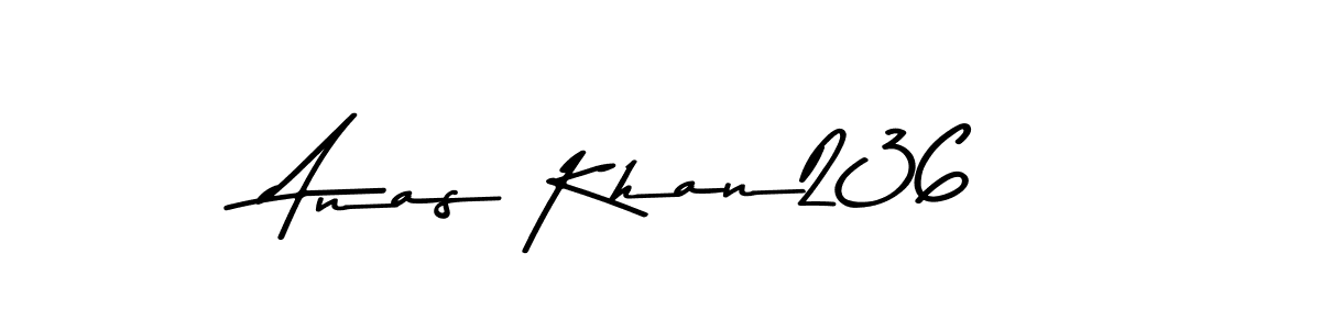 How to make Anas Khan236 name signature. Use Asem Kandis PERSONAL USE style for creating short signs online. This is the latest handwritten sign. Anas Khan236 signature style 9 images and pictures png