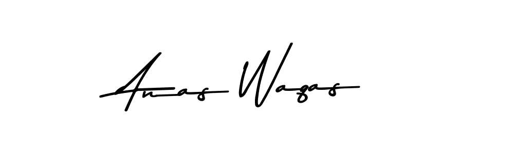 Design your own signature with our free online signature maker. With this signature software, you can create a handwritten (Asem Kandis PERSONAL USE) signature for name Anas Waqas. Anas Waqas signature style 9 images and pictures png