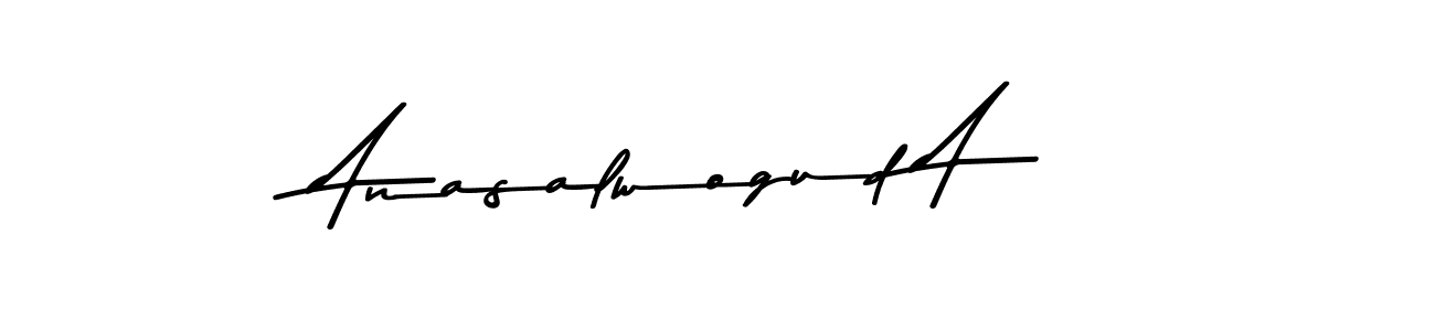 Make a beautiful signature design for name Anasalwogud A. With this signature (Asem Kandis PERSONAL USE) style, you can create a handwritten signature for free. Anasalwogud A signature style 9 images and pictures png
