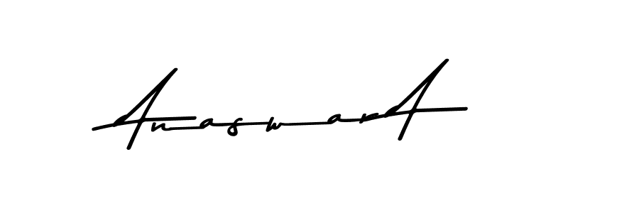 Use a signature maker to create a handwritten signature online. With this signature software, you can design (Asem Kandis PERSONAL USE) your own signature for name Anaswar A. Anaswar A signature style 9 images and pictures png