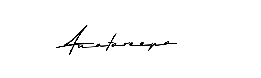 Design your own signature with our free online signature maker. With this signature software, you can create a handwritten (Asem Kandis PERSONAL USE) signature for name Anatareepa. Anatareepa signature style 9 images and pictures png