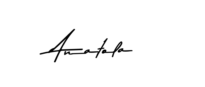Design your own signature with our free online signature maker. With this signature software, you can create a handwritten (Asem Kandis PERSONAL USE) signature for name Anatola. Anatola signature style 9 images and pictures png