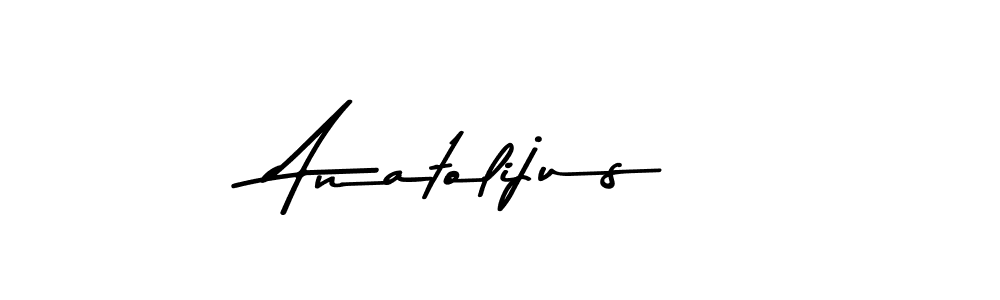 Design your own signature with our free online signature maker. With this signature software, you can create a handwritten (Asem Kandis PERSONAL USE) signature for name Anatolijus. Anatolijus signature style 9 images and pictures png