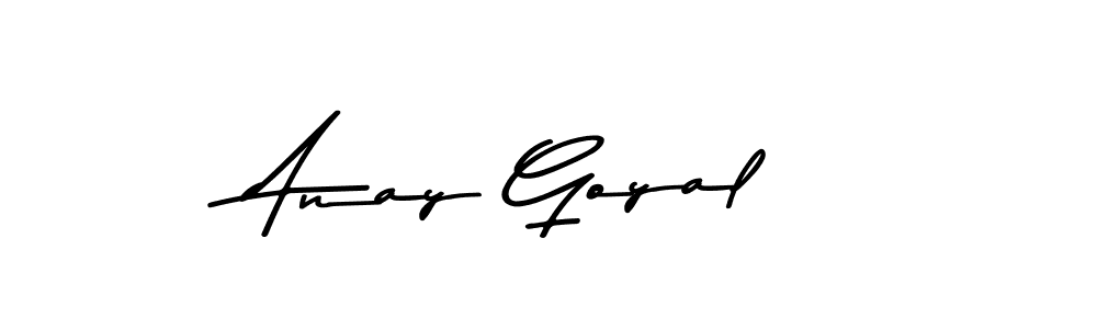 You should practise on your own different ways (Asem Kandis PERSONAL USE) to write your name (Anay Goyal) in signature. don't let someone else do it for you. Anay Goyal signature style 9 images and pictures png