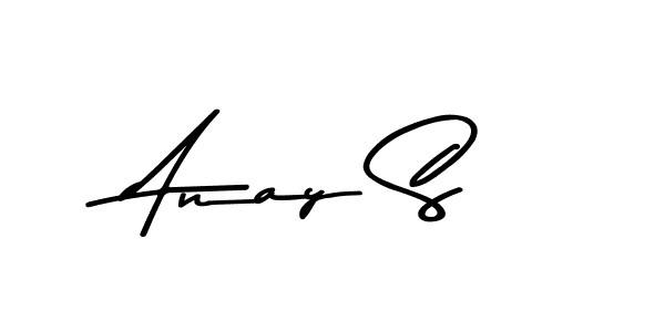 The best way (Asem Kandis PERSONAL USE) to make a short signature is to pick only two or three words in your name. The name Anay S include a total of six letters. For converting this name. Anay S signature style 9 images and pictures png