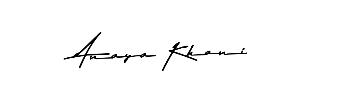 Anaya Khani stylish signature style. Best Handwritten Sign (Asem Kandis PERSONAL USE) for my name. Handwritten Signature Collection Ideas for my name Anaya Khani. Anaya Khani signature style 9 images and pictures png