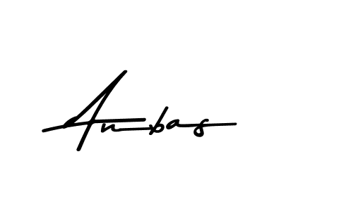 Design your own signature with our free online signature maker. With this signature software, you can create a handwritten (Asem Kandis PERSONAL USE) signature for name Anbas. Anbas signature style 9 images and pictures png