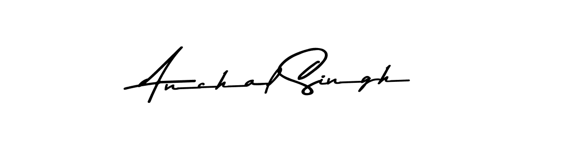 Make a beautiful signature design for name Anchal Singh. With this signature (Asem Kandis PERSONAL USE) style, you can create a handwritten signature for free. Anchal Singh signature style 9 images and pictures png