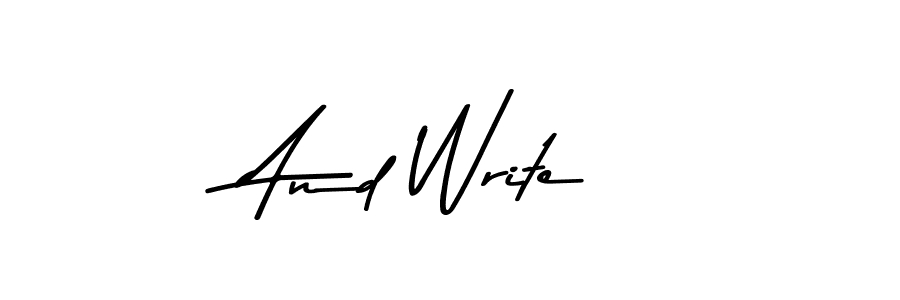 Also we have And Write name is the best signature style. Create professional handwritten signature collection using Asem Kandis PERSONAL USE autograph style. And Write signature style 9 images and pictures png