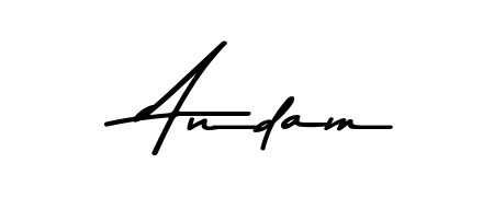 Create your official email sign-off with Andam name in Asem Kandis PERSONAL USE style. Crisp, clean, and perfectly legible across all screens. Andam signature style 9 images and pictures png