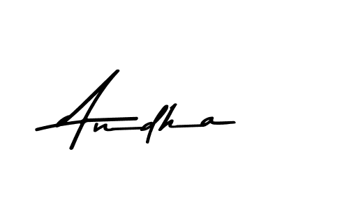 Similarly Asem Kandis PERSONAL USE is the best handwritten signature design. Signature creator online .You can use it as an online autograph creator for name Andha. Andha signature style 9 images and pictures png