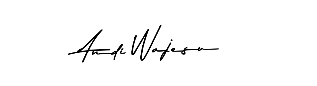 How to make Andi Wajesu signature? Asem Kandis PERSONAL USE is a professional autograph style. Create handwritten signature for Andi Wajesu name. Andi Wajesu signature style 9 images and pictures png