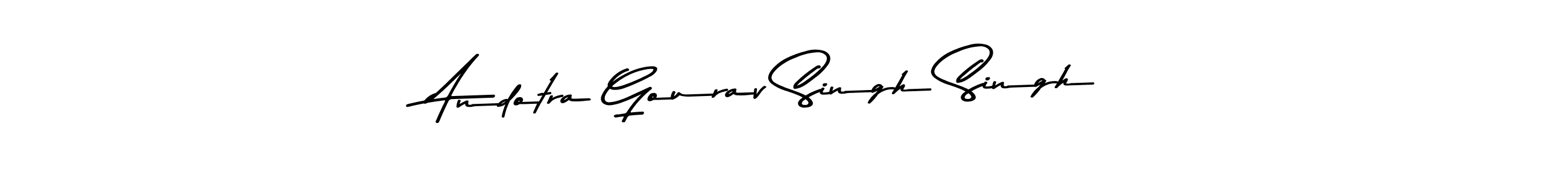 Here are the top 10 professional signature styles for the name Andotra Gourav Singh Singh. These are the best autograph styles you can use for your name. Andotra Gourav Singh Singh signature style 9 images and pictures png