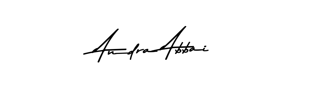 Asem Kandis PERSONAL USE is a professional signature style that is perfect for those who want to add a touch of class to their signature. It is also a great choice for those who want to make their signature more unique. Get Andra Abbai name to fancy signature for free. Andra Abbai signature style 9 images and pictures png