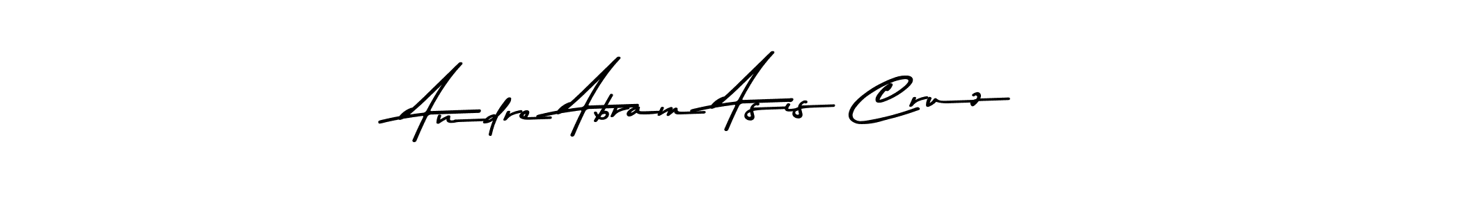 This is the best signature style for the Andre Abram Asis Cruz name. Also you like these signature font (Asem Kandis PERSONAL USE). Mix name signature. Andre Abram Asis Cruz signature style 9 images and pictures png