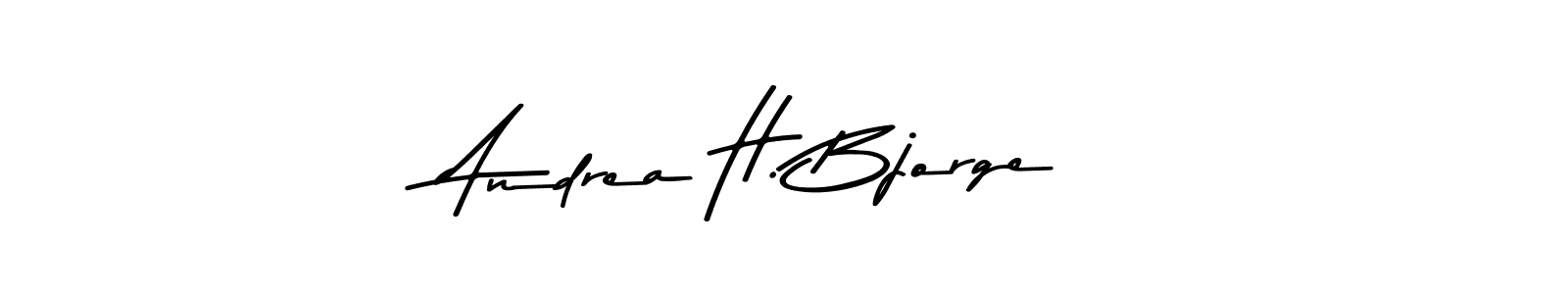 Also we have Andrea H. Bjorge name is the best signature style. Create professional handwritten signature collection using Asem Kandis PERSONAL USE autograph style. Andrea H. Bjorge signature style 9 images and pictures png