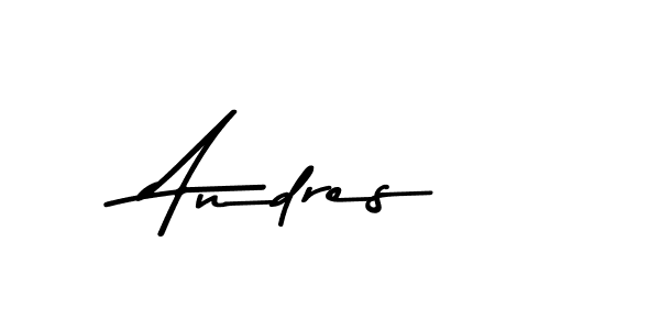 Make a beautiful signature design for name Andres. With this signature (Asem Kandis PERSONAL USE) style, you can create a handwritten signature for free. Andres signature style 9 images and pictures png