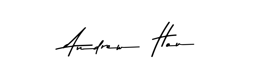The best way (Asem Kandis PERSONAL USE) to make a short signature is to pick only two or three words in your name. The name Andrew  Hou include a total of six letters. For converting this name. Andrew  Hou signature style 9 images and pictures png