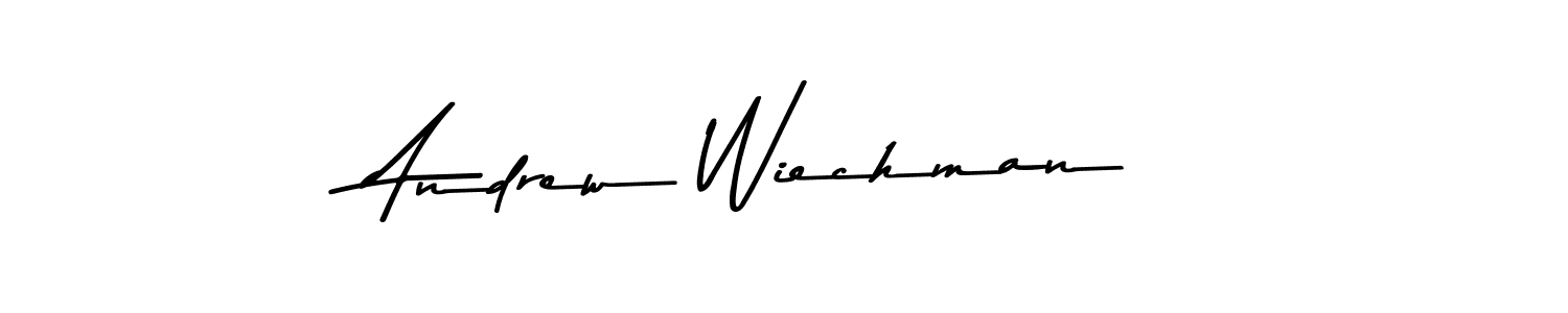 You should practise on your own different ways (Asem Kandis PERSONAL USE) to write your name (Andrew Wiechman) in signature. don't let someone else do it for you. Andrew Wiechman signature style 9 images and pictures png