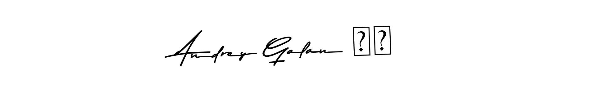 Make a short Andrey Galan ❤️ signature style. Manage your documents anywhere anytime using Asem Kandis PERSONAL USE. Create and add eSignatures, submit forms, share and send files easily. Andrey Galan ❤️ signature style 9 images and pictures png