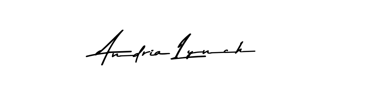 Design your own signature with our free online signature maker. With this signature software, you can create a handwritten (Asem Kandis PERSONAL USE) signature for name Andria Lynch. Andria Lynch signature style 9 images and pictures png