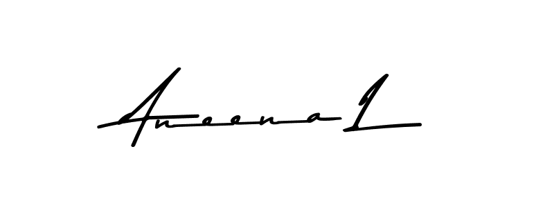 Similarly Asem Kandis PERSONAL USE is the best handwritten signature design. Signature creator online .You can use it as an online autograph creator for name Aneena L. Aneena L signature style 9 images and pictures png