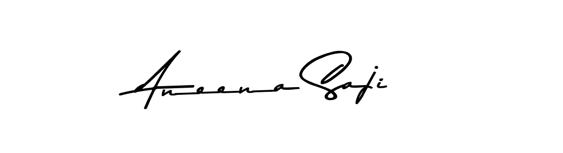 Design your own signature with our free online signature maker. With this signature software, you can create a handwritten (Asem Kandis PERSONAL USE) signature for name Aneena Saji. Aneena Saji signature style 9 images and pictures png