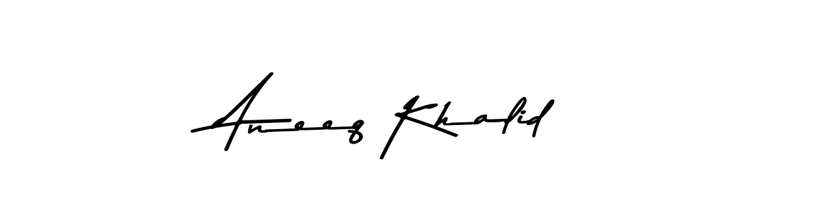 How to make Aneeq Khalid signature? Asem Kandis PERSONAL USE is a professional autograph style. Create handwritten signature for Aneeq Khalid name. Aneeq Khalid signature style 9 images and pictures png